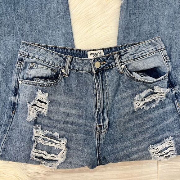 Insane Gene Distressed Straight Leg Jeans - Picture 3 of 16